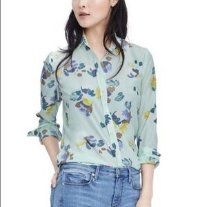 VGUC Banana Republic Dillon floral button down shirt